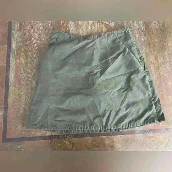 Patagonia Women Skirt Size 2 Olive Green - Picture 1 of 5